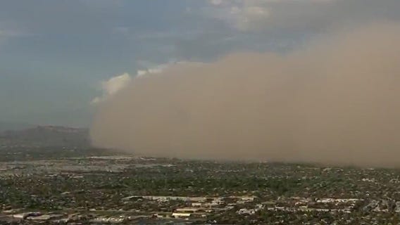 Massive dust storm near Phoenix