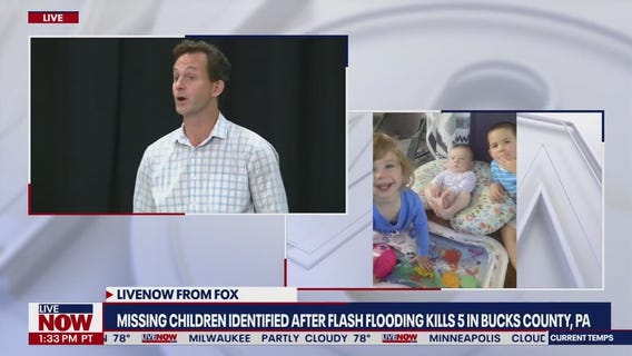 Bucks County flooding: missing children identified