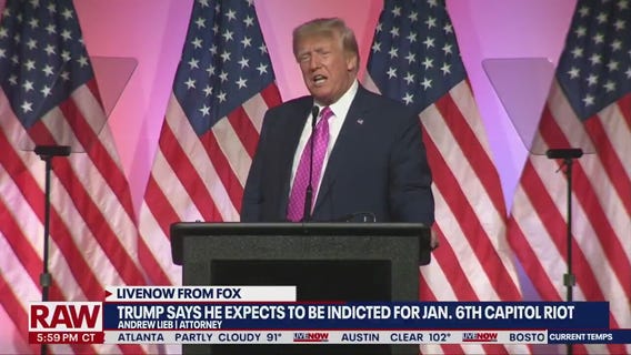 Trump says he expects to be indicted over Jan. 6