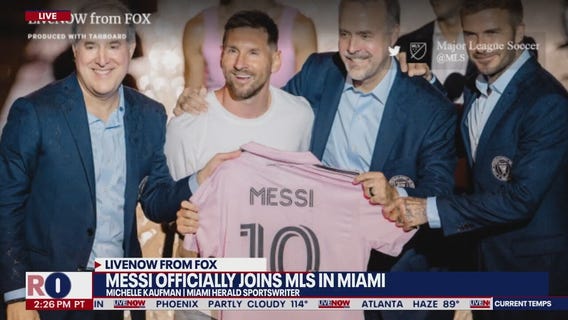 Lionel Messi officially joins MLS, Inter Miami