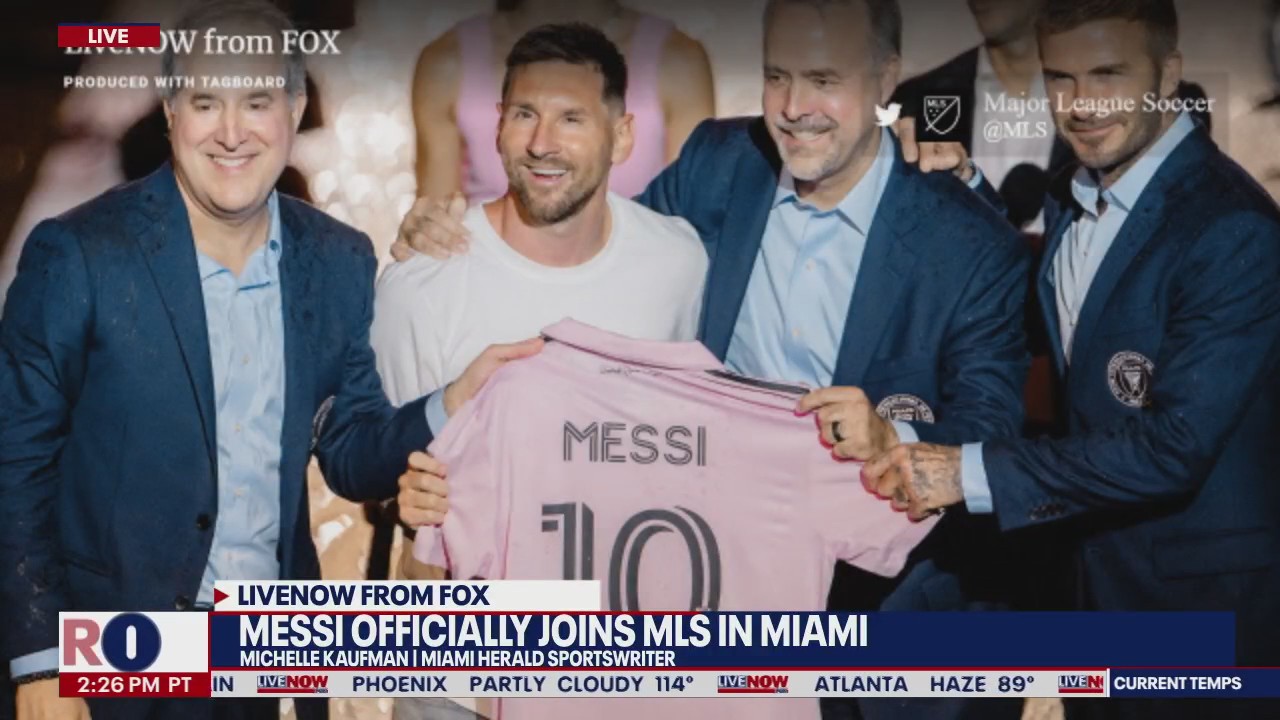 Lionel Messi officially joins MLS, Inter Miami