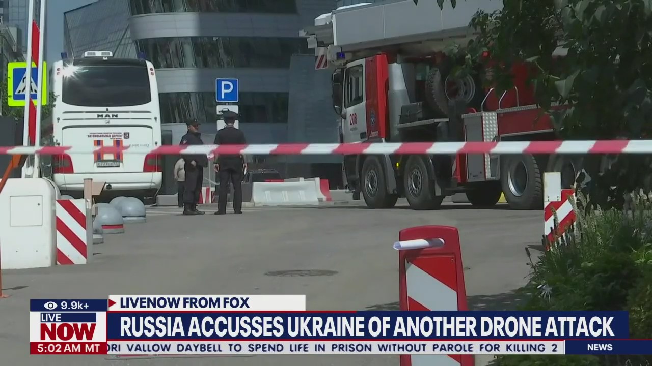 Russia blames Ukraine for drone attack
