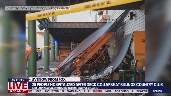Deck Collapse: 25 hospitalized in Montana