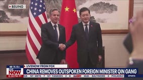 China removes outspoken foreign minister Qin Gang