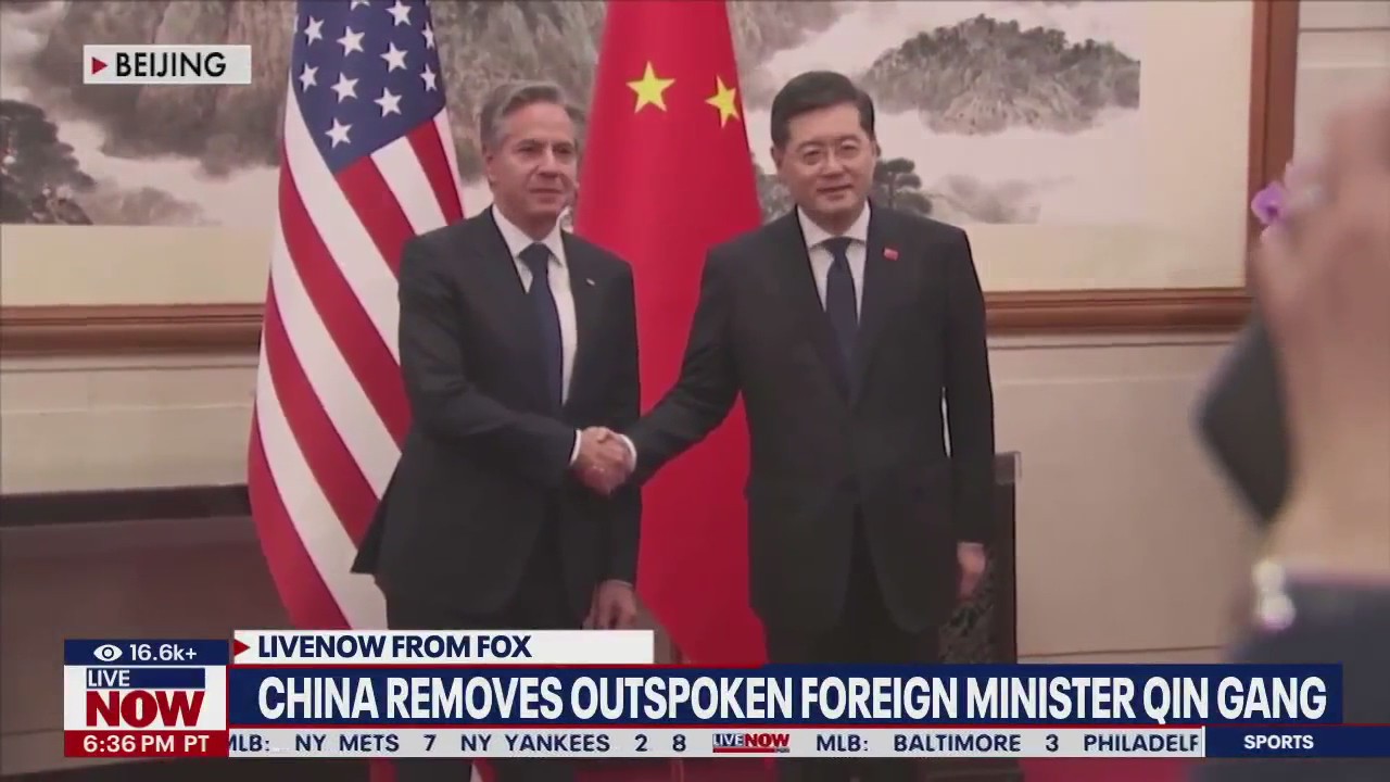 China removes outspoken foreign minister Qin Gang