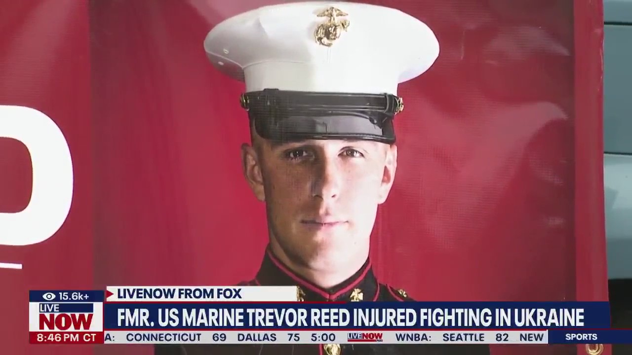 Trevor Reed, the ex-Marine freed by Russia in a prisoner-swap is injured fighting in Ukraine