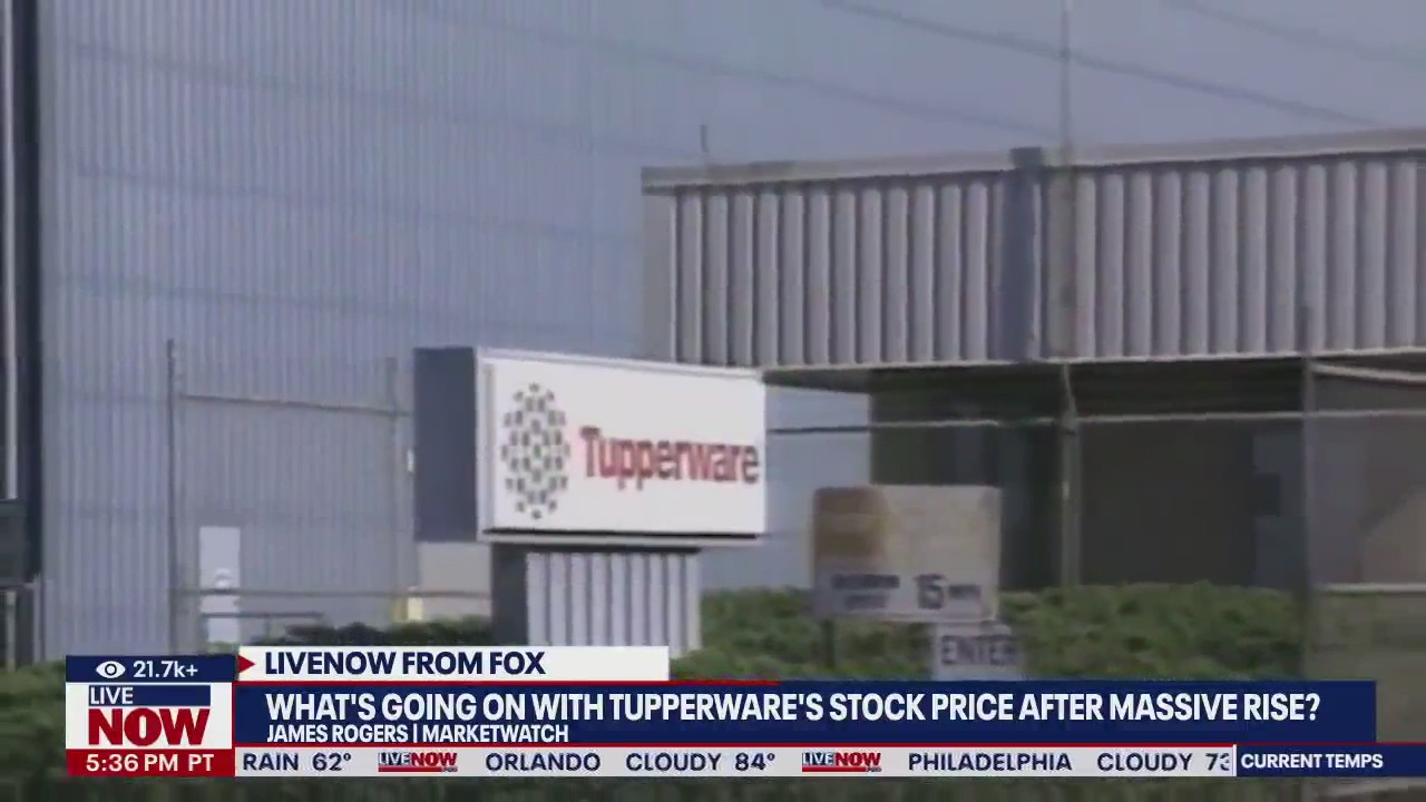 Tupperware stock continues to surge