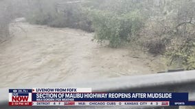 California's Malibu highway reopens after mudslide