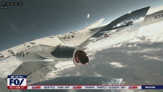 Virgin Galactic celebrates first tourist flight