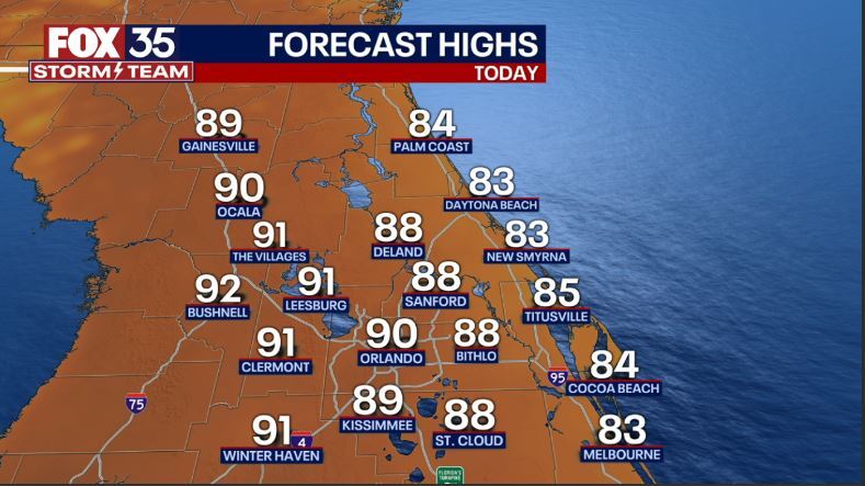 Orlando Weather Forecast: May 15, 2023