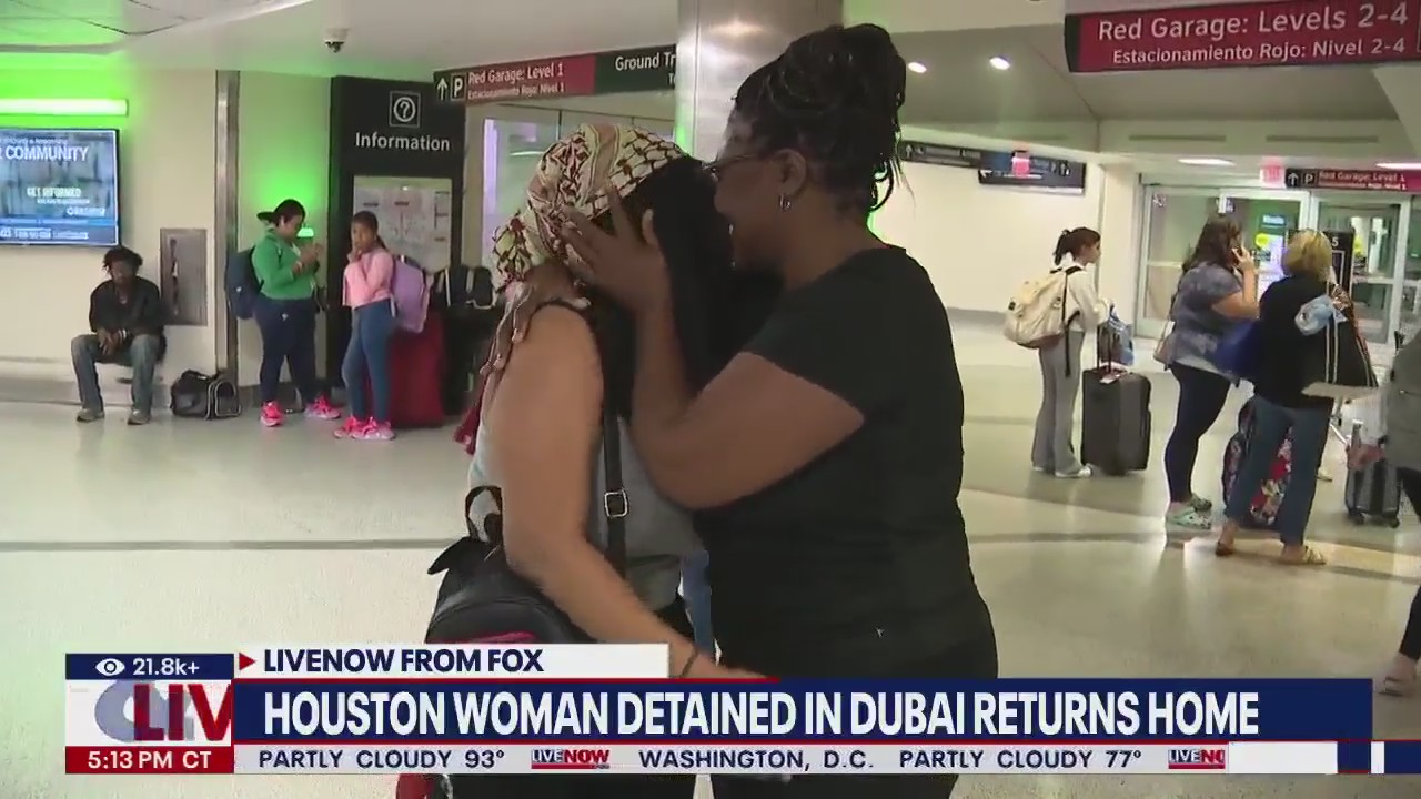 'Sassy Trucker' detained in Dubai returns home