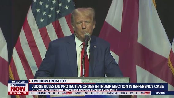 Judge rules on protective order in Trump case