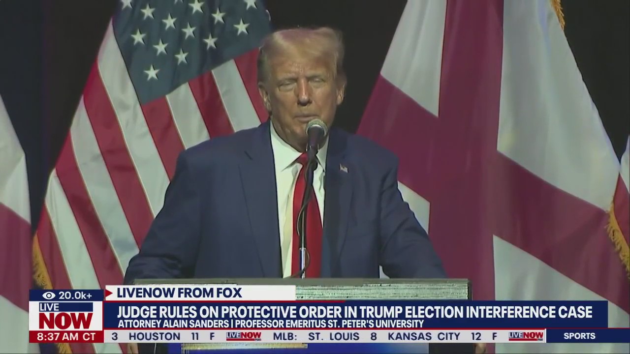 Judge rules on protective order in Trump case