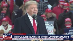 Trump cancels Bedminster press conference