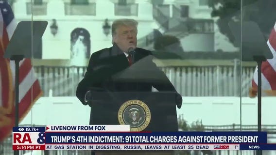 91 total charges against former president