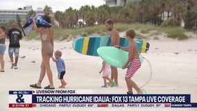 Idalia brings high surf to Florida's gulf coast