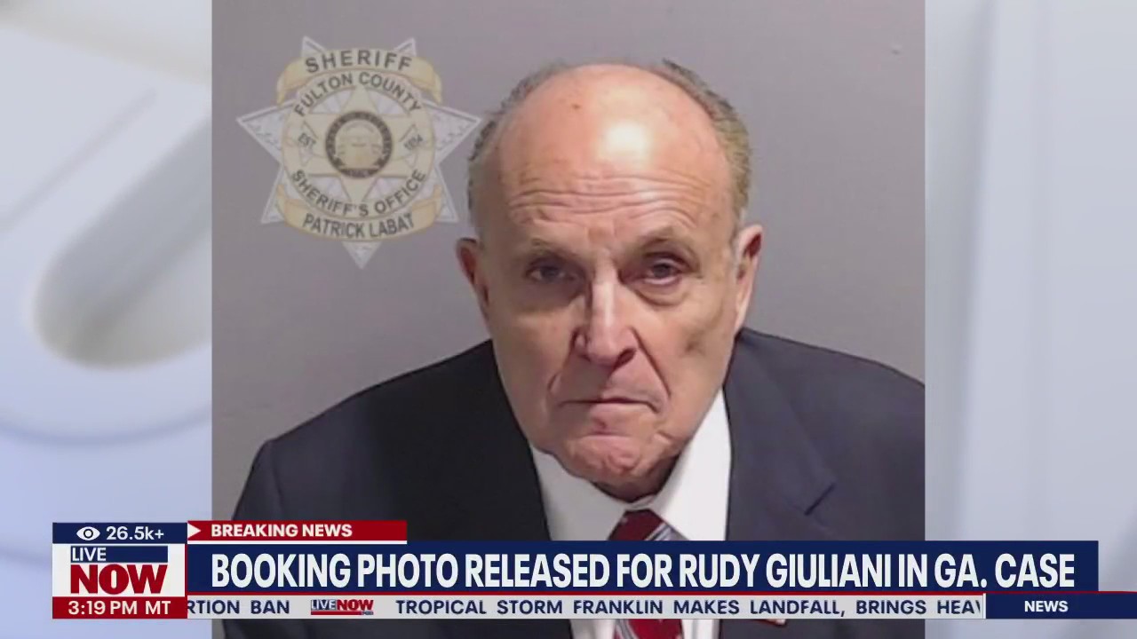 Trump Georgia case: Rudy Giuliani mugshot released