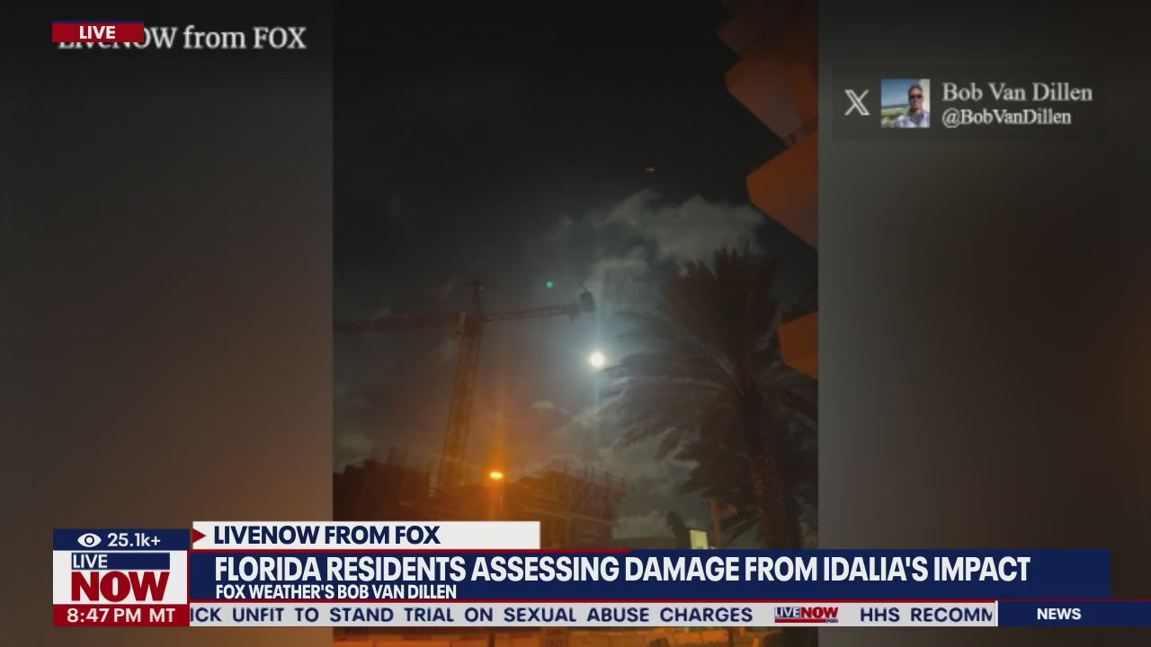 Blue super moon's impact on Idalia tides