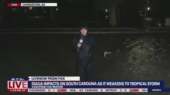 South Carolina slammed by Idalia rain, wind