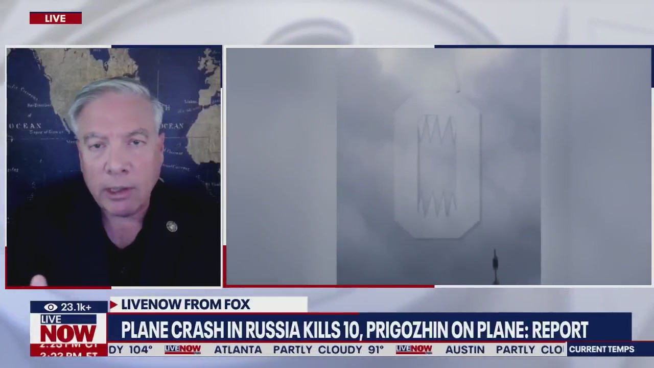 Russia crash: Prigozhin reported among 10 dead