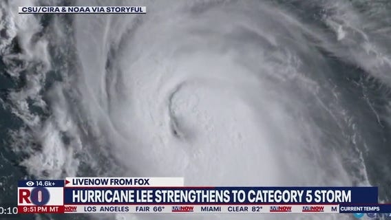 Hurricane Lee becomes a Category 5 storm