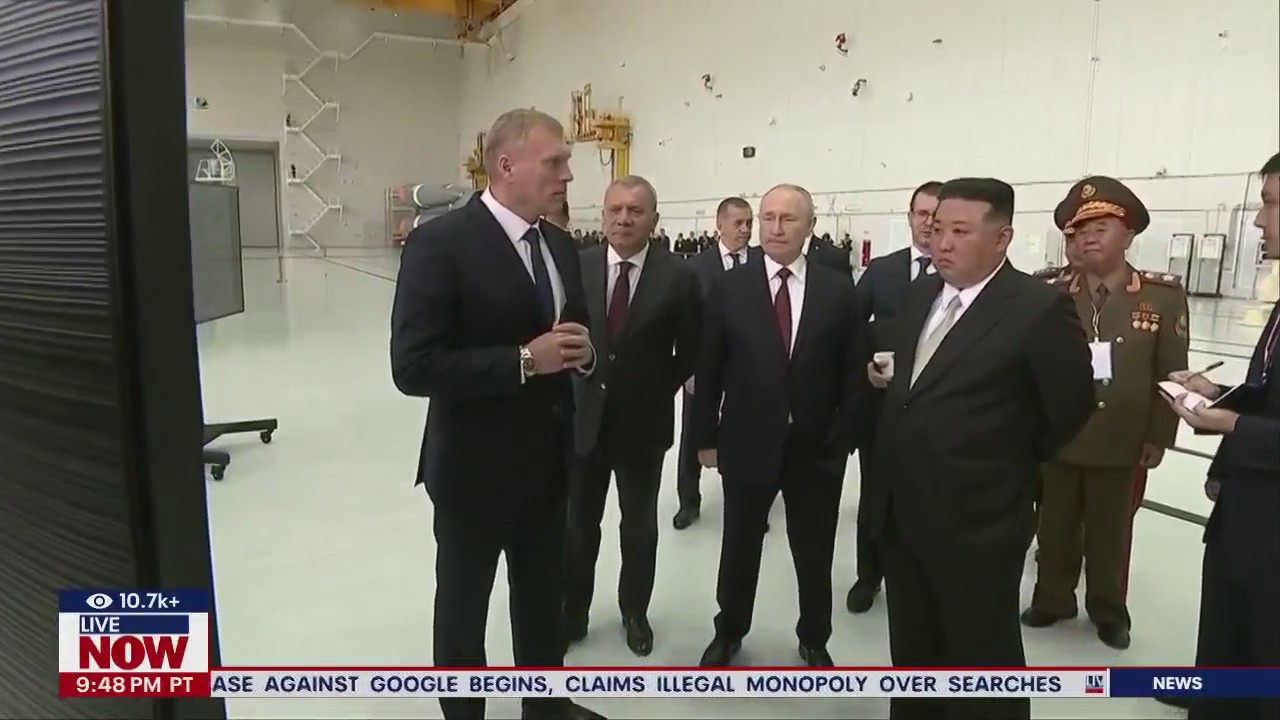 Kim Jong Un meets with Putin in Russia