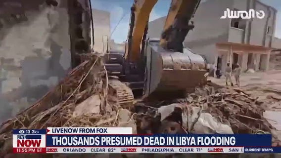 Libya flooding: 5,000+ presumed dead, 10,000 more missing