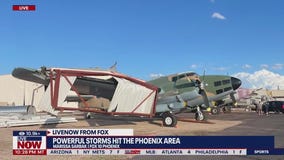 Storms slam Phoenix area, damage WWII-era planes