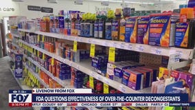 Popular nasal decongestants are ineffective, FDA says