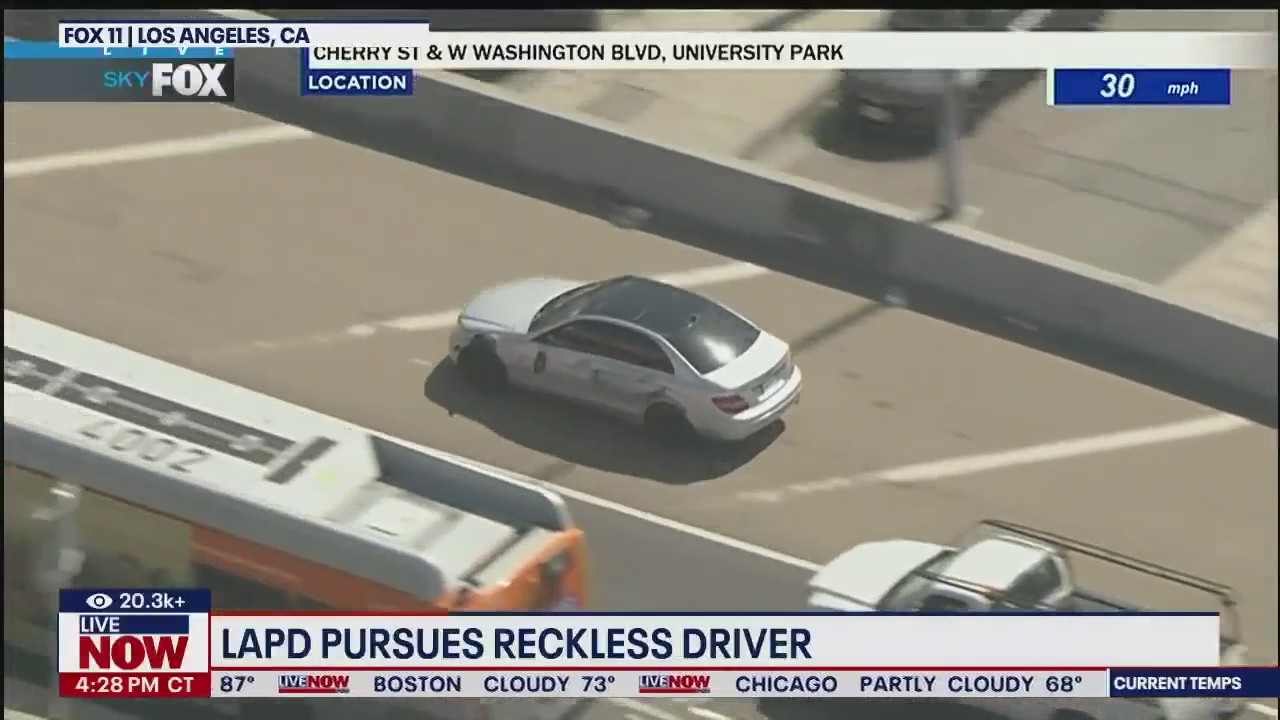 Reckless driver evades police during chase | LiveNOW from FOX