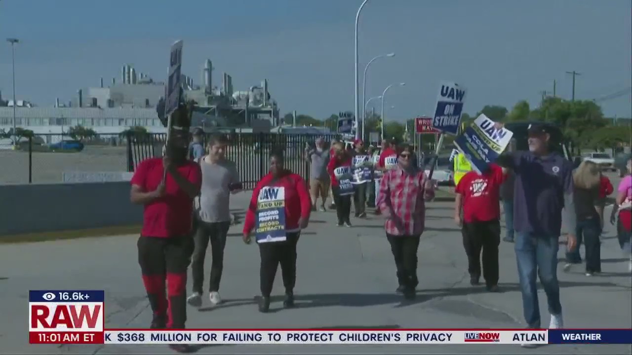 13,000 American autoworkers on strike