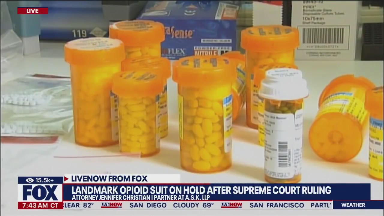 Landmark opioid settlement on hold by SCOTUS