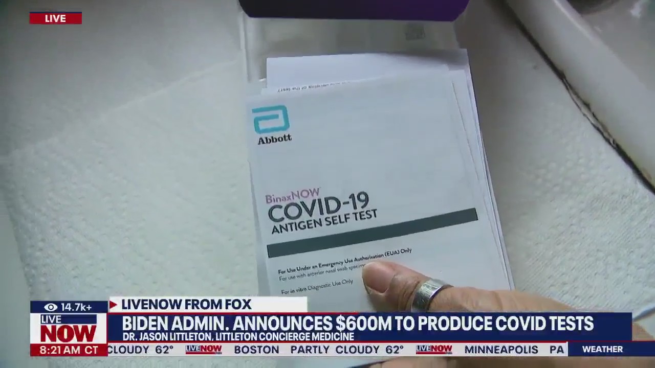 Covid test to be available for free on WH website