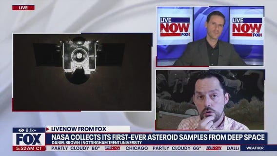 NASA collects asteroid samples from deep space