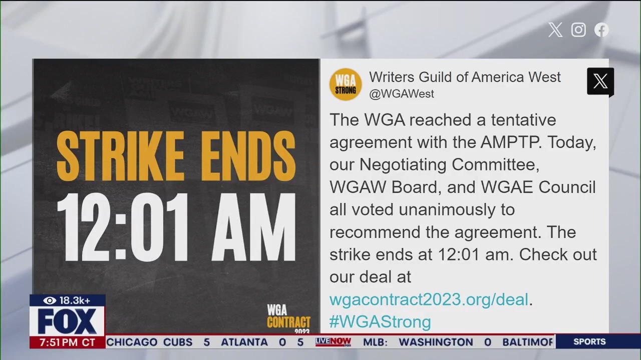 Hollywood's writers strike is over