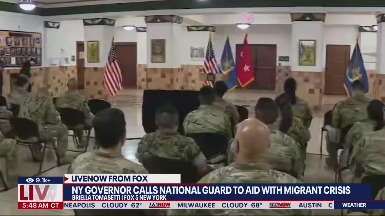 National Guard aiding in NYC's migrant surge