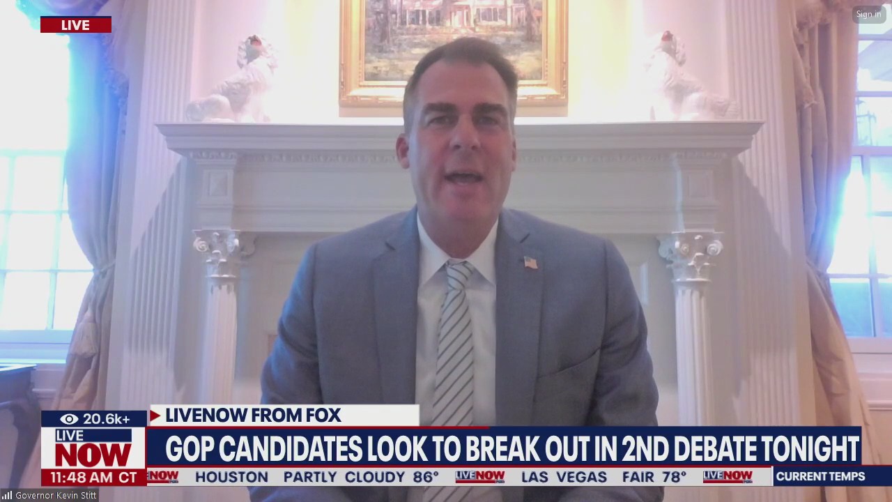 Oklahoma Gov. backs DeSantis, debate tonight