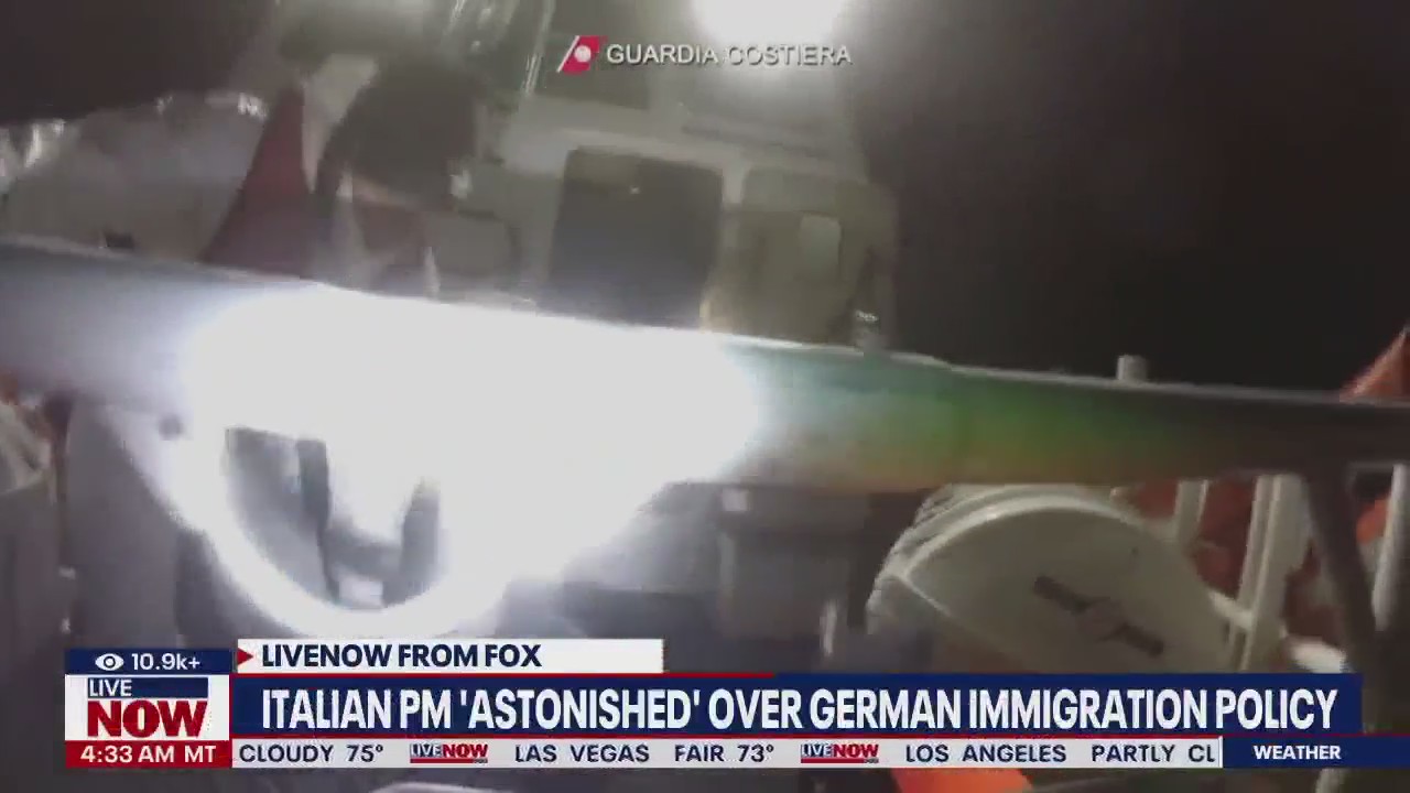 Italian PM 'astonished' by German NGO funding