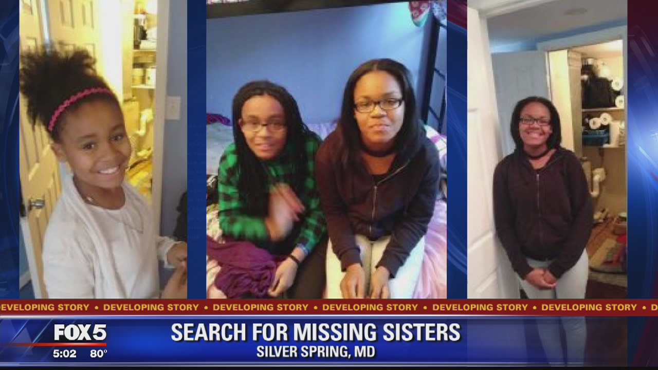 Silver Spring sisters, ages 11 and 16, reported missing, Montgomery County police announce