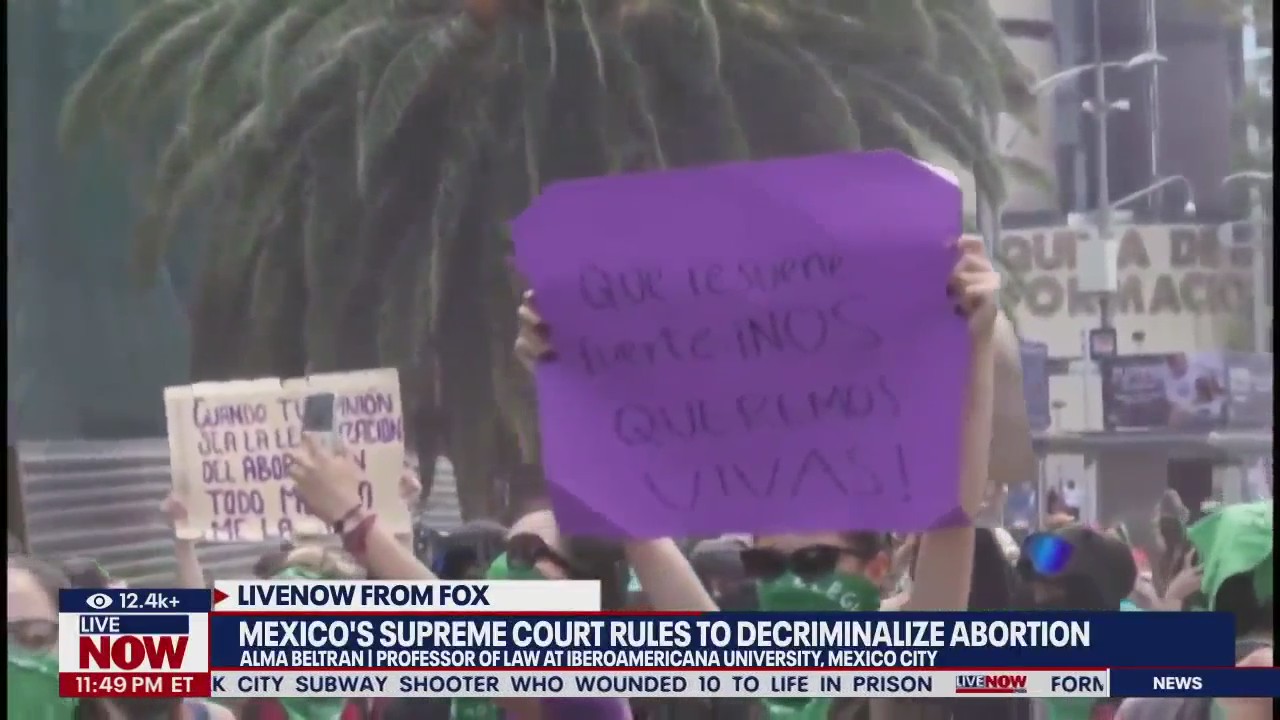 Mexico's Supreme Court decriminalizes abortion