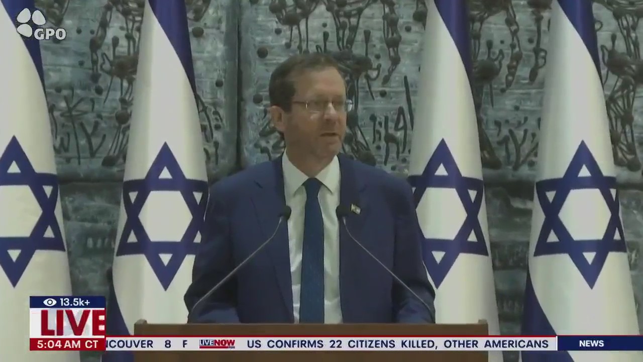 'Israel will defend its people,' Herzog says