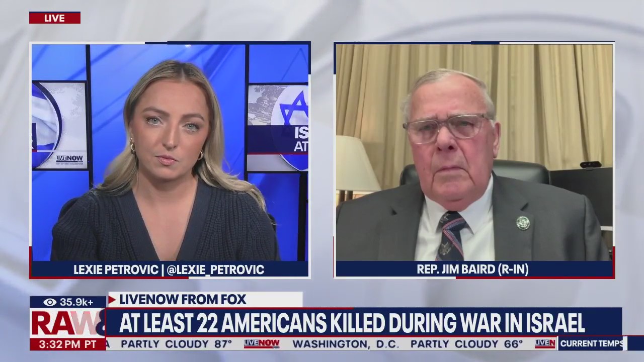 Rep. Baird (R-IN) discusses war in Israel