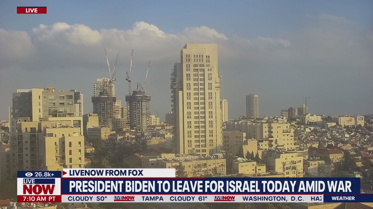 President Biden will travel to Israel amid war