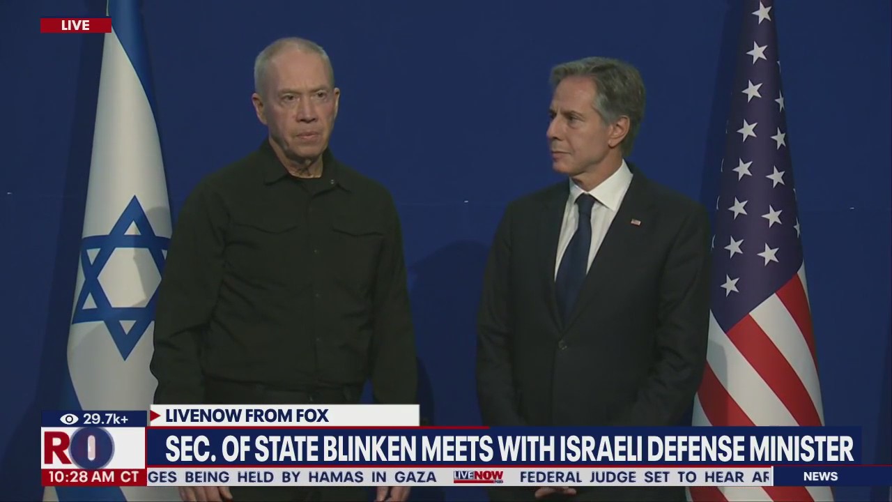 Blinken meets with Israeli Defense Minister