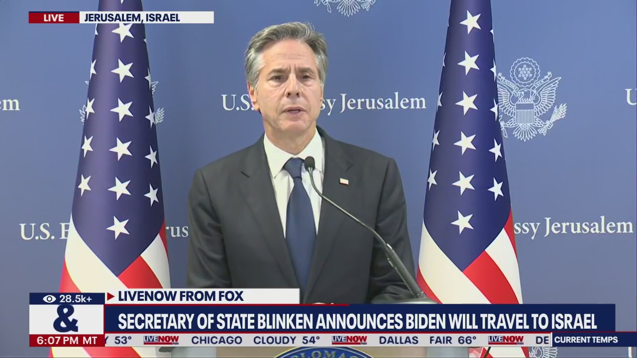 Hamas war: Biden to visit Israel this week