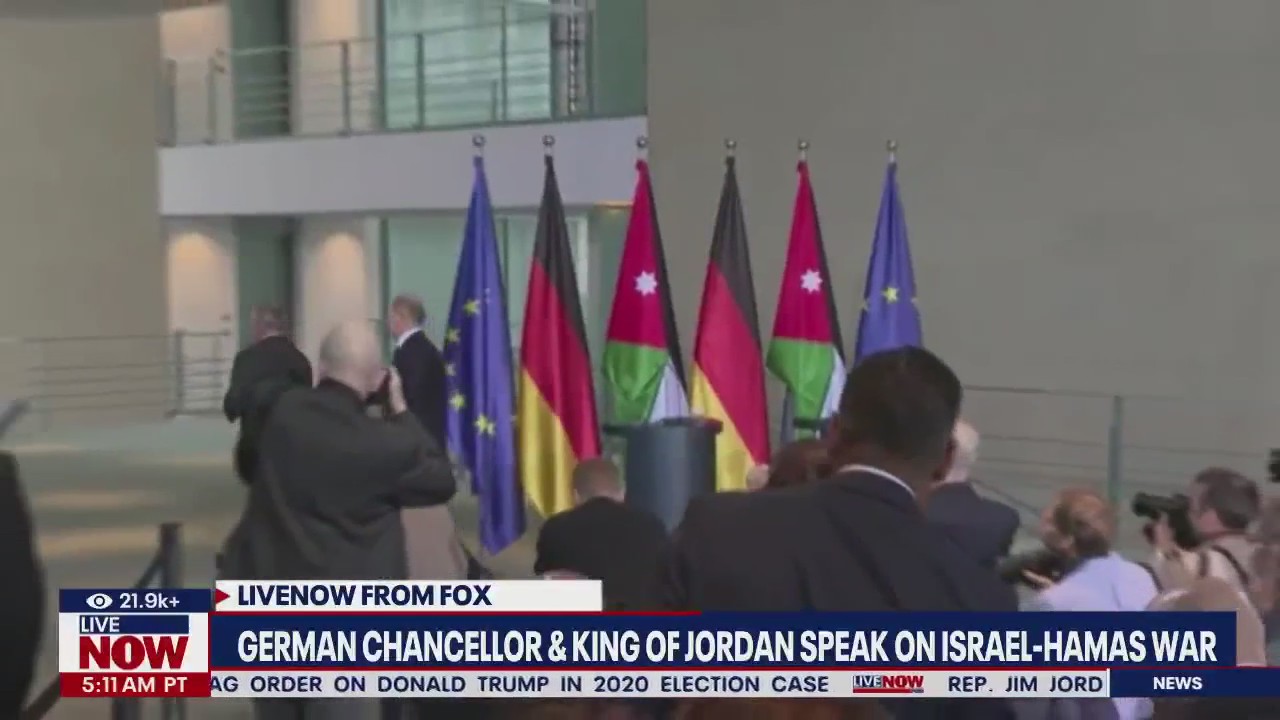 German Chancellor meets with Jordanian King