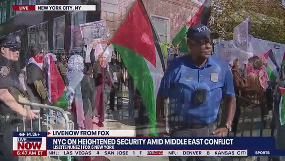 NYC beefing up security ahead of Israeli protests