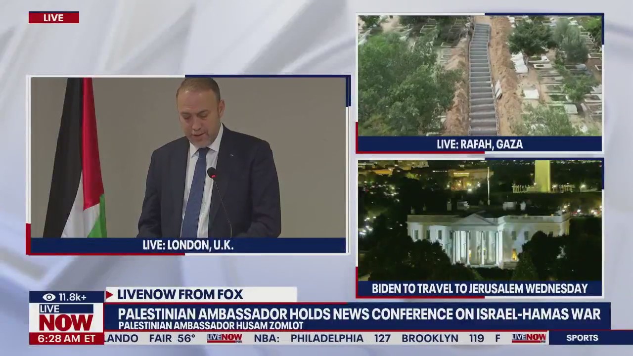 Palestinian ambassador remarks from London