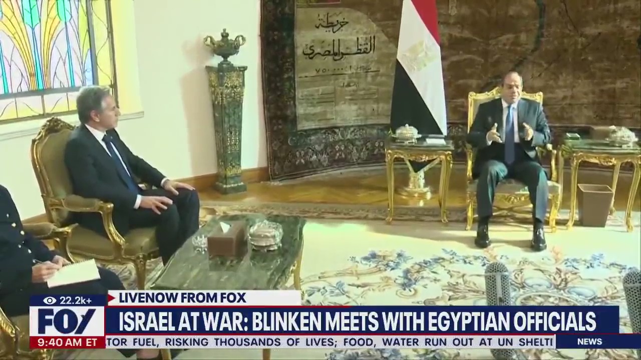 Blinken meets with Egyptian officials