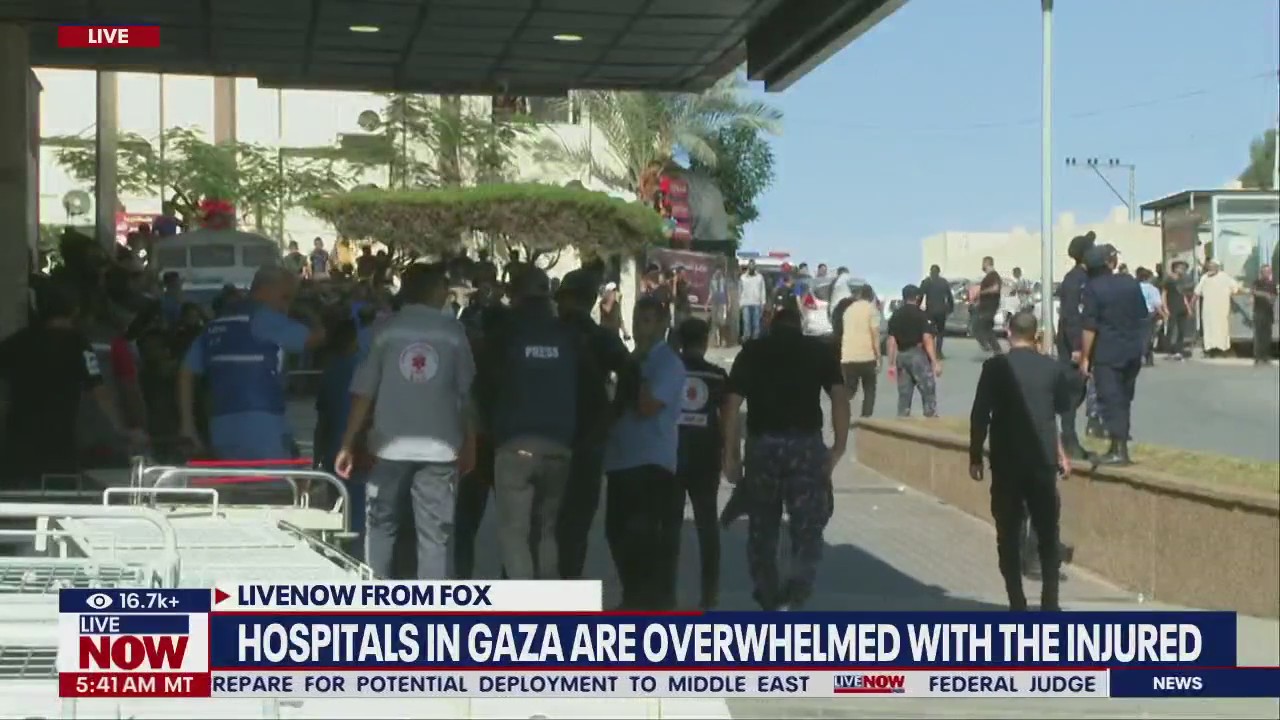 Gaza hospitals overwhelmed with injured